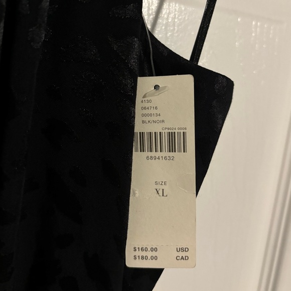 Anthropologie black leopard print dress - Picture 3 of 3